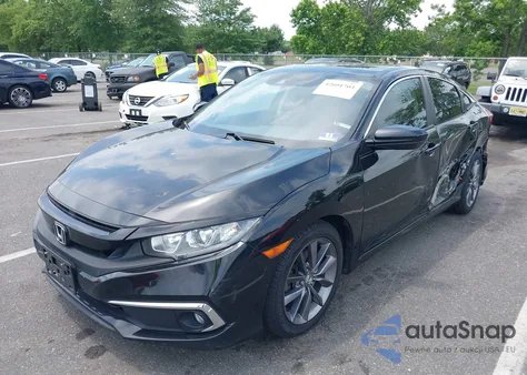2019 Honda Civic Ex z USA, uszkodzony, nr VIN 19XFC1F35KE210757